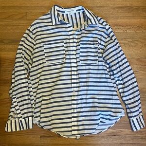 Blue stipe button down